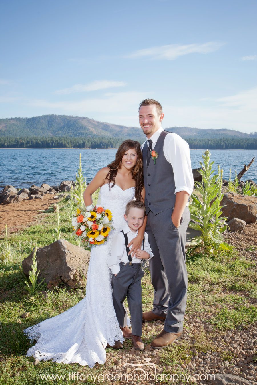 Ring Bearer with Bride and Groom
