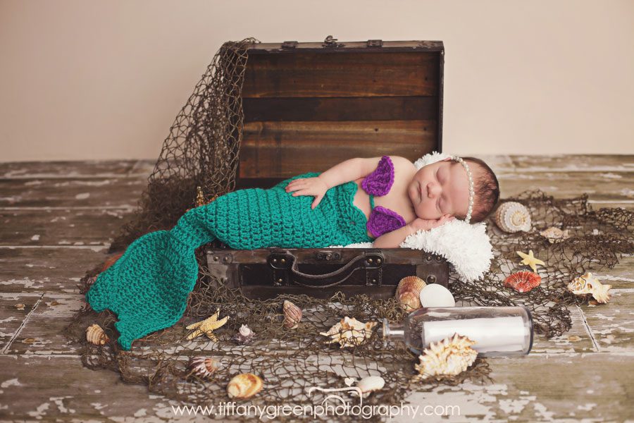 Mermaid Newborn Photo